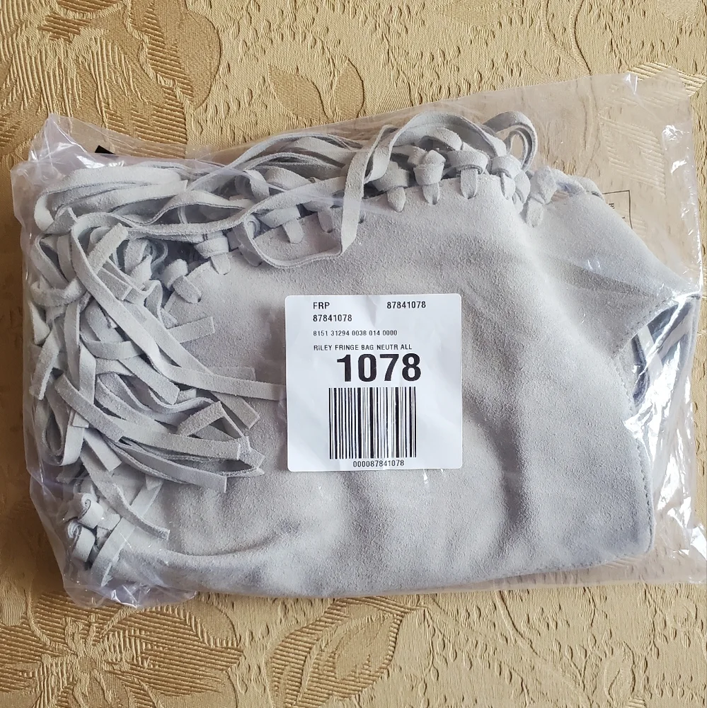 Free People Riley Fringe Bag/Neutral Plaster - Picture 16 of 16